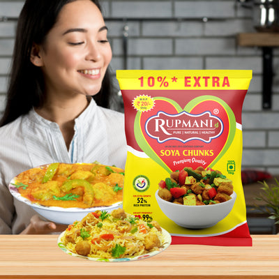 Rupmani Soya Chunks (Pack of 10)